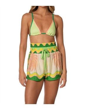 Maaji Cotton Hues Rhino Shorts - Green