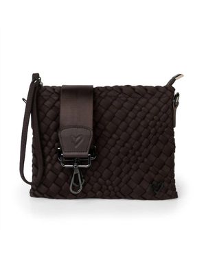Moda Luxe Charlotte Woven Crossbody - Black