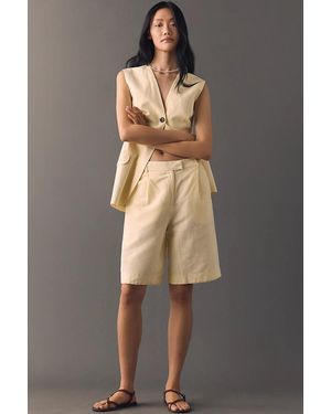 ALIGNE Blake Linen Shorts - Gray