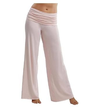 PJ Harlow Jordan Fold Over Knit Pant - Pink