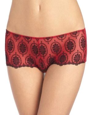 Felina Christelle Low Rise Boy Leg - Red