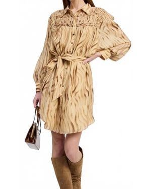 En Saison Avayah Mini Dress - Natural