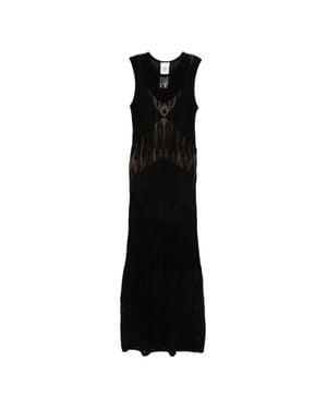 Liu Jo Sleeveless Crochet Day Dress - Black