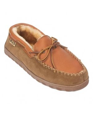 Cloud Nine Rj Fuzzies Rainer Moccasin - Brown