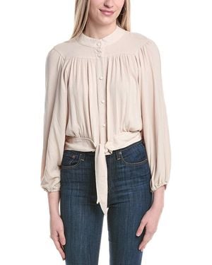 LUXE ALWAYS Blouson Top - Blue