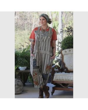 Jaded Gypsy Willow Wayfarer Overalls - Green