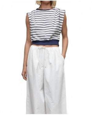 Jonathan Simkhai Joie Cotton Jersey Top - White