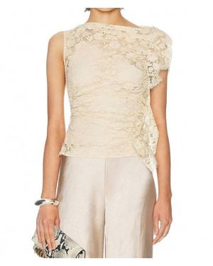 A.L.C. Astrid Lace Top - Natural