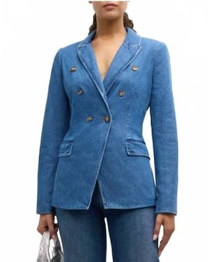 Tanya Taylor Michelle Denim Blazer - Blue