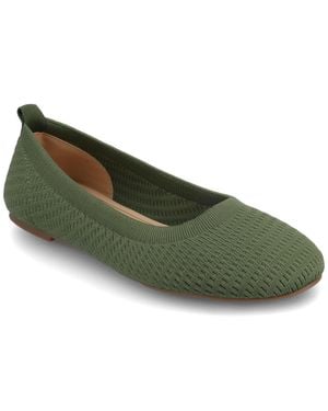 Journee Collection Apos;S Maryann Medium And Wide Width Dress Flats - Green