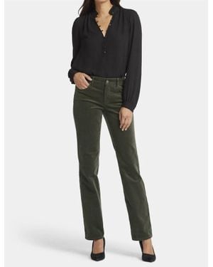 NYDJ Marilyn Straight Pants - Black