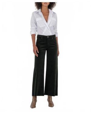 Kut From The Kloth Meg High Rise Fab Ab Wide-Leg Pants - Black