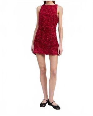 En Saison Roisin Shift Dress - Red