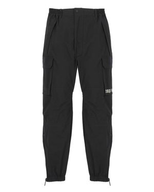 DSquared² Relaxed Fit Cotton Pants - Black