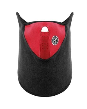 REXXYWEAR Half Face Mask Breathable Windproof Dustproof Neck Warmer For Bike Motorcycle Racing - Black