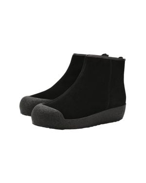 Bally Guard Ii Calf Leather Suede Boots - Black
