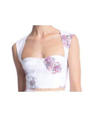 Karina Grimaldi Ada Print Top - Black