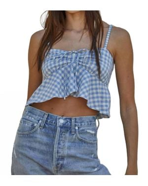 By Together Winslow Crop Top - Blue