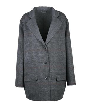 Marella Virgin Wool Coat - Gray