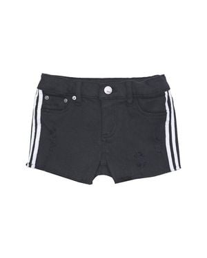 Tractr Jeans Brittany Short With Stripe Side Seam - Black