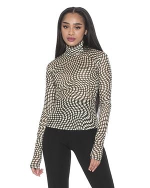 Alexia Admor Doja Top - Gray