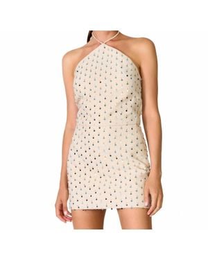Line & Dot Sunstone Mini Skirt - Natural