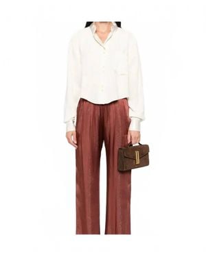 forte_forte Velvet Boxy Shirt - White