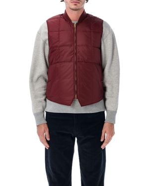 Fortela Quilted Puffer Vest - Red
