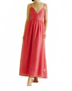 Storia Monochromatic Textured Maxi Dress