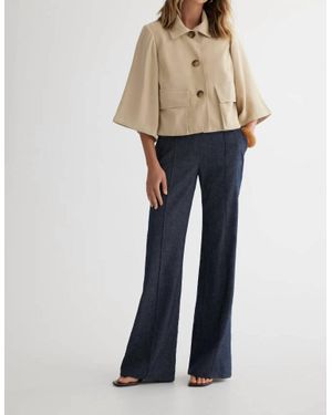 Iris Setlakwe Cape Jacket - Blue