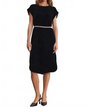 Velvet By Graham & Spencer Harper Silk Velvet Dress - Black