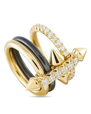 Tiffany & Co. Titan By Pharrell Williams 18K, Titanium 1.14Ct Diamond Ring Ti16-061926 - Metallic