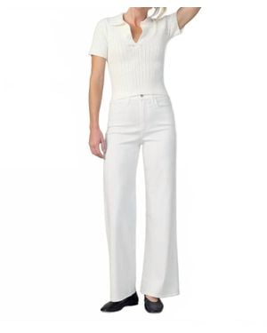 Joe's Jeans Mia Petite High Rise Wide Leg Jeans - White