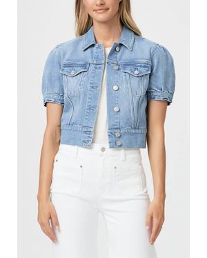 PAIGE Kendra Short Sleeve Jacket - Blue