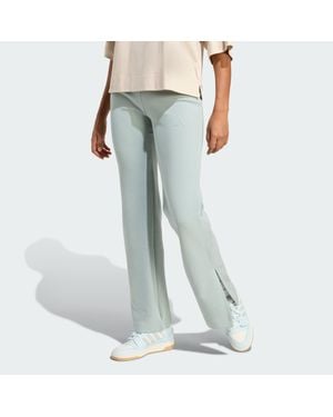 adidas Soft Lux Flared Pants - Gray