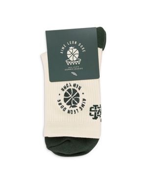 Aimé Leon Dore Cream New Balance Performance Sock Socks - Green