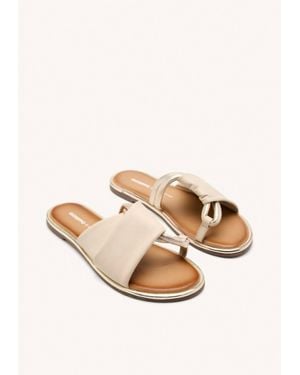 Gioseppo Whately Flat Sandal - Natural