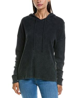 Splendid Jaime Thermal Hoodie - Black