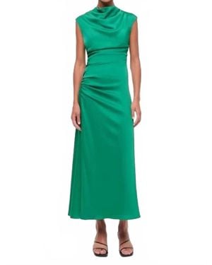 Jonathan Simkhai Burke Draped Midi Dress - Green