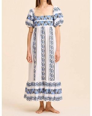 MILLE Kaiya Midi Dress - Blue