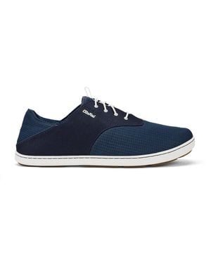 Olukai Nohea Moku Boat Shoes - Blue