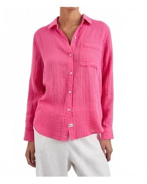 Rails Ellis Long Sleeve Shirt - Pink