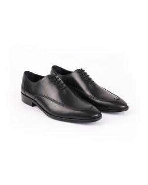 VELLAPAIS Newark Wholecut Oxford Dress Shoes in Black for  display picture 3
