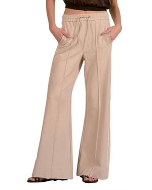 Elan Wide-Leg Track Pants - Natural