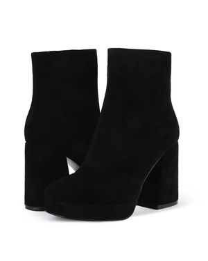 Vintage Havana Bayside Suede Boots - Black