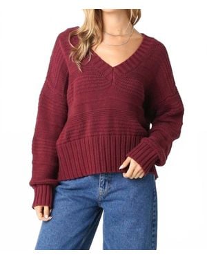 Olivaceous Louise Sweater - Red
