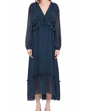 The Kooples Long Sleeved Dress - Blue