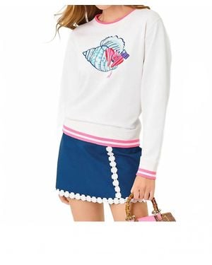 Lilly Pulitzer Ballad Long Sleeve Sweatshirt - White