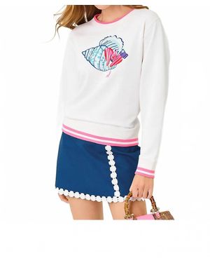 Lilly Pulitzer Ballad Long Sleeve Sweatshirt - White