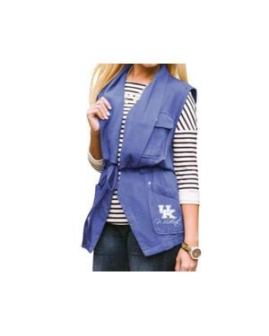 Gameday Couture College Of Kentucky Logo Drawstring Vest - Blue